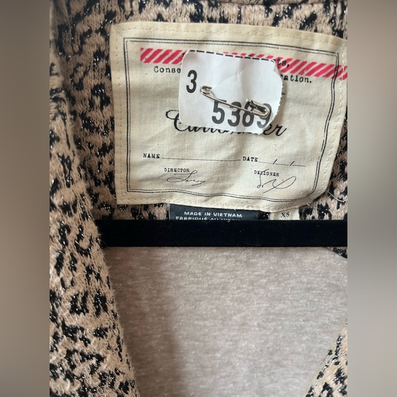 Anthropologie cheetah print jacket - Picture 3 of 4
